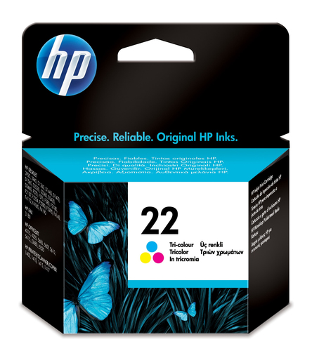 HP 22 Tri-color Original Ink Cartridge