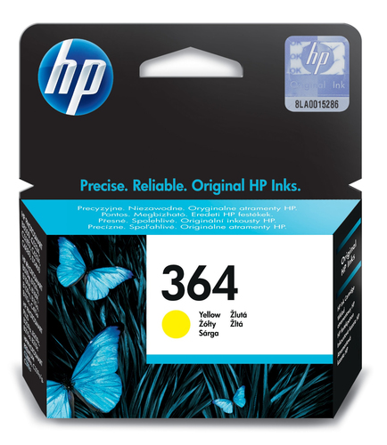 HP 364 Yellow Original Ink Cartridge