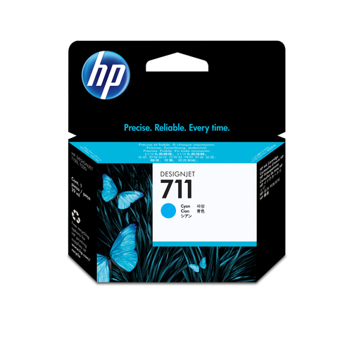 HP 711 29-ml Cyan DesignJet Ink Cartridge