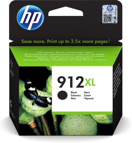 HP 912XL High Yield Black Original Ink Cartridge