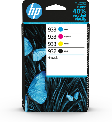 HP 932 Black/933 Cyan/Magenta/Yellow 4-pack Original Inks