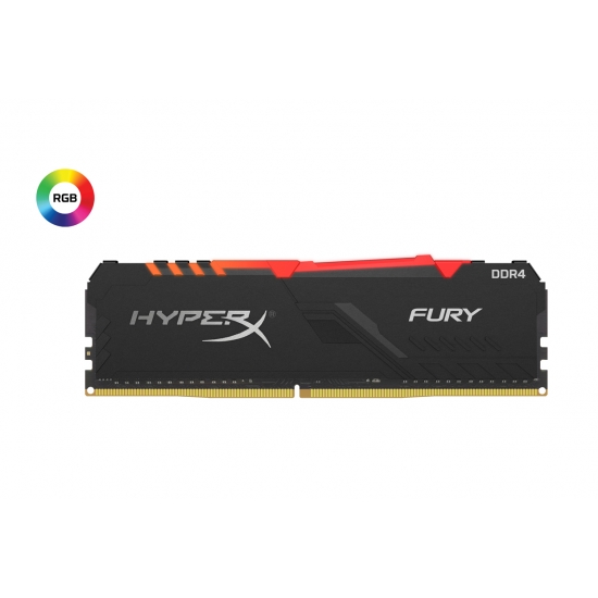 HyperX Fury RGB HX437C19FB3AK2/32 32GB (16GB x2) DDR4 3733Mhz Non ECC ...