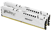 Kingston Technology FURY Beast 32GB 6000MT/s DDR5 CL30 DIMM (Kit of 2) White XMP