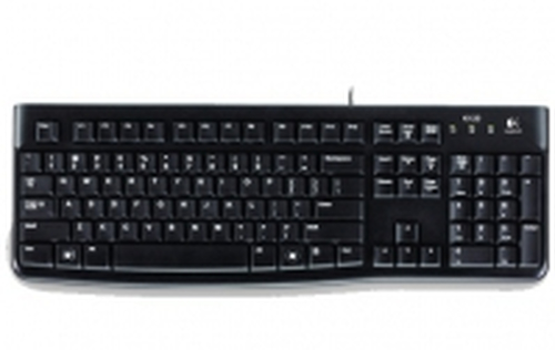 Logitech K120 keyboard USB QWERTY Spanish Black