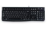 Logitech K120 keyboard USB QWERTZ German Black