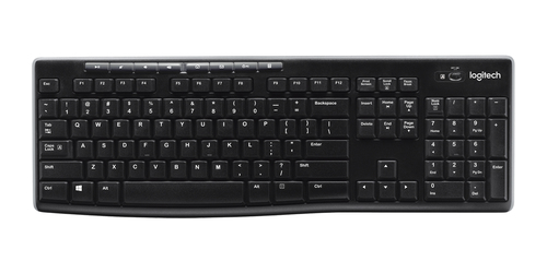 Logitech K270 keyboard RF Wireless QWERTY English Black