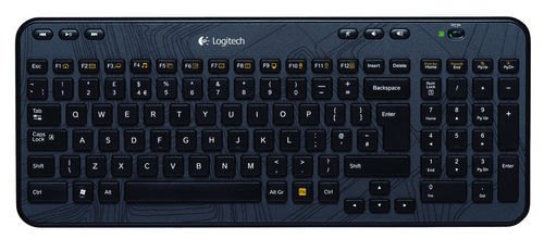 Logitech K360 keyboard RF Wireless QWERTZ Swiss Black