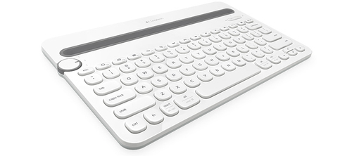 Logitech K480 keyboard Bluetooth QWERTZ German White