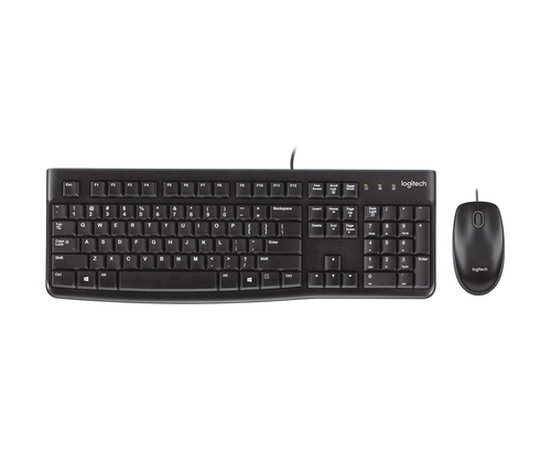 Logitech MK120 keyboard USB QWERTY UK English Black