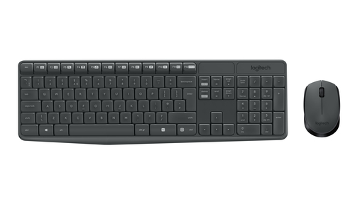 Logitech MK235 keyboard RF Wireless QWERTY US International Grey