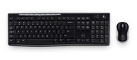 Logitech Wireless Combo MK270 keyboard RF Wireless Greek Black